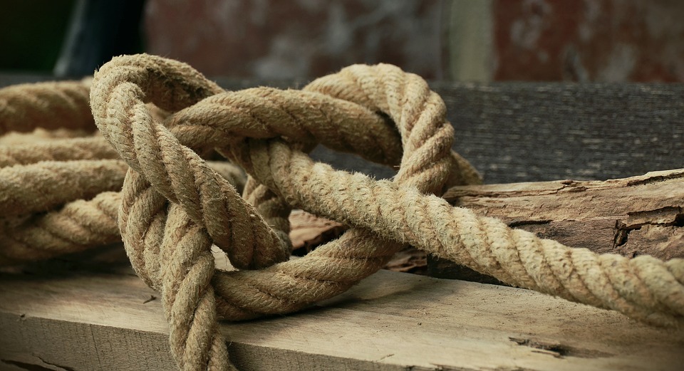 Knoop-in-touw